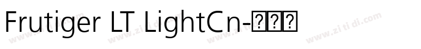 Frutiger LT LightCn字体转换 Frutiger LT LightCn字体转换